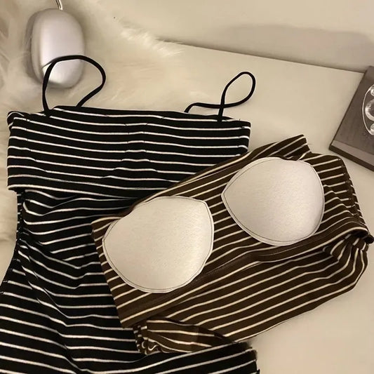 Ruched Striped Cami Top Image 2