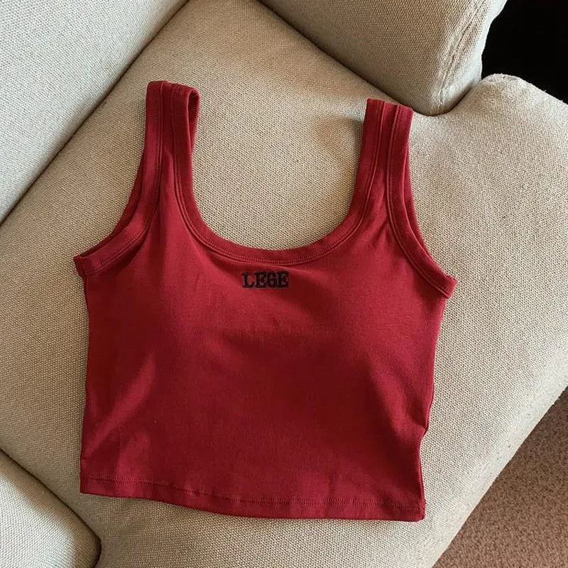 Print Scoop Neck Tank Top Image 8