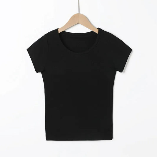 Basic Crew Neck T-Shirts Image 2