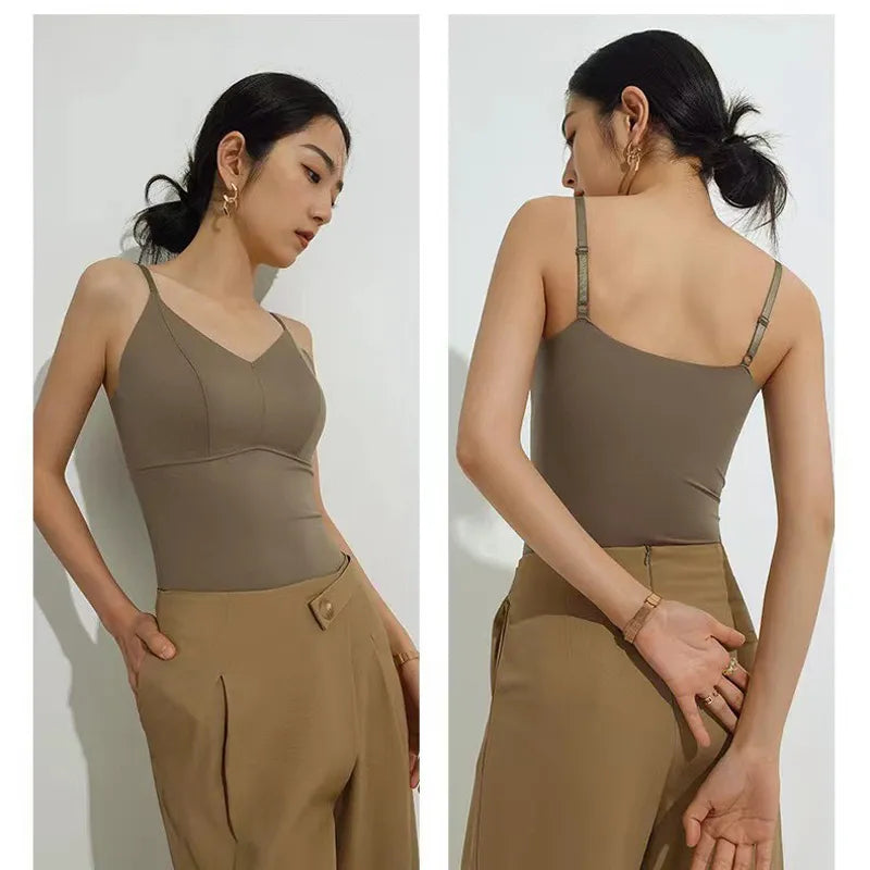 Sleek Adjustable Strap Bodysuit Image 9