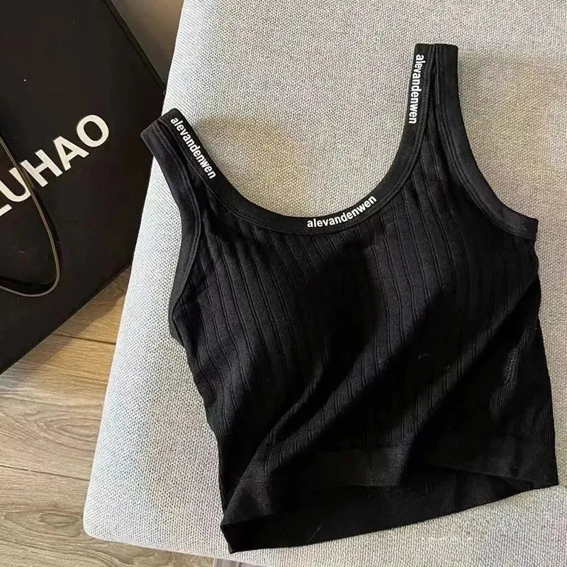 Ribbed Scoop Neck Crop Top Image 7