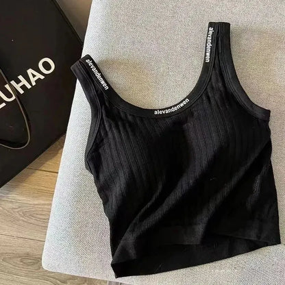 Ribbed Scoop Neck Crop Top Image 7