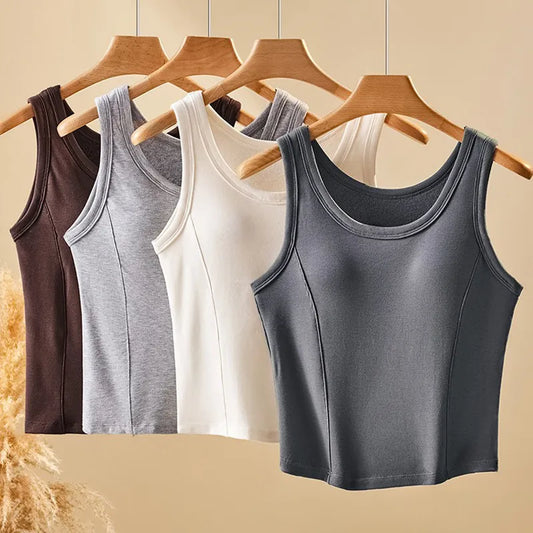 Basic Fitted Tank Top Image 1