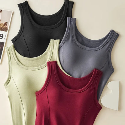 Basic Fitted Tank Top Image 2