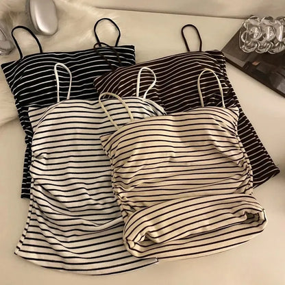 Ruched Striped Cami Top Image 6