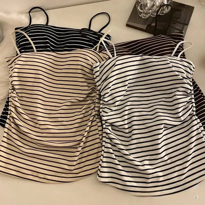 Ruched Striped Cami Top Image 8