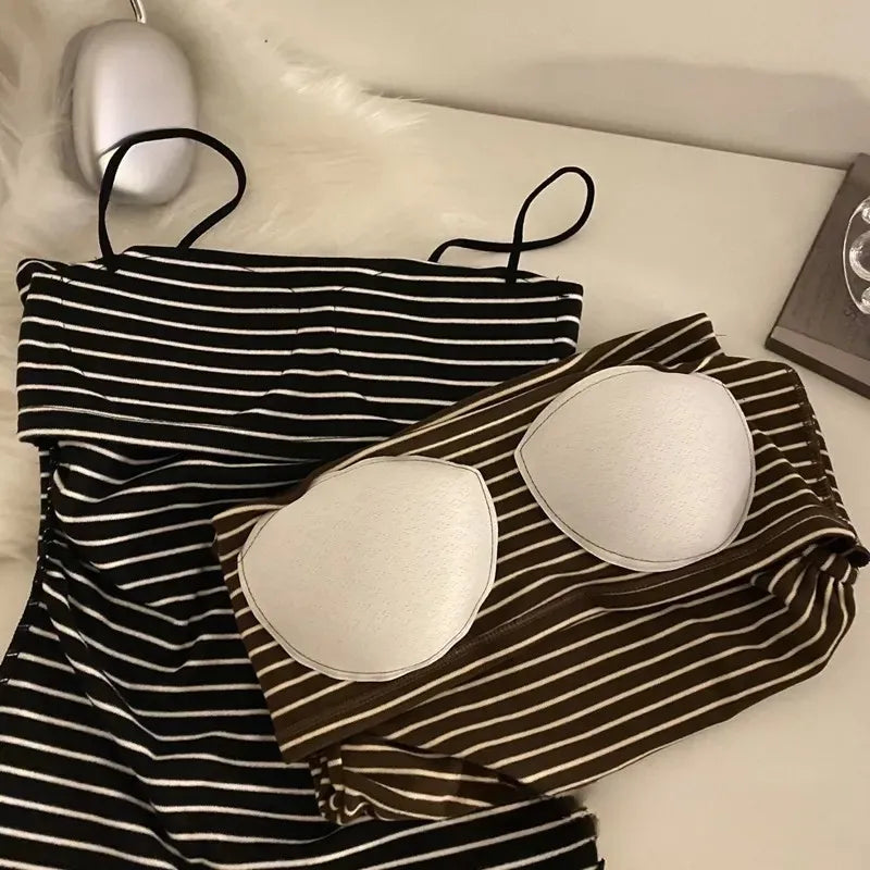 Ruched Striped Cami Top Image 2