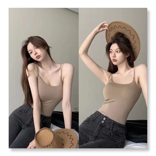 Seamless Spaghetti Strap Tank Top Image 1