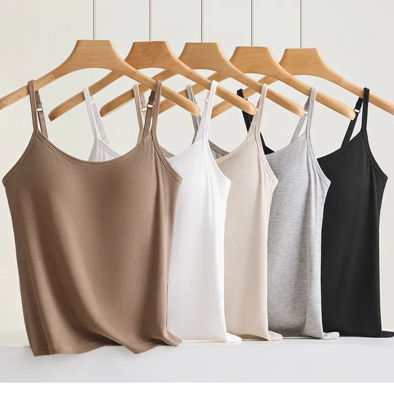 Adjustable Ribbed Camisole Image 3