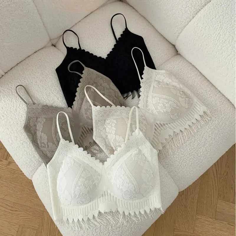 Lace Trim Bralette Image 3