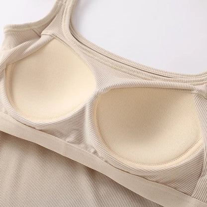 Double Strap Ribbed Crop Top Image 2