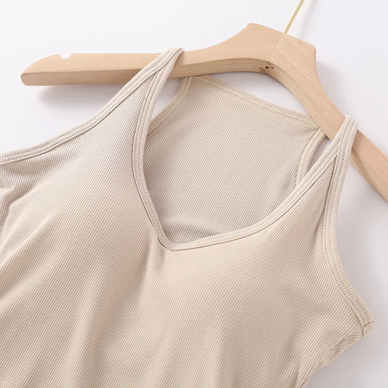 V-Neck Ribbed Cami Image 4