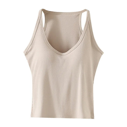 V-Neck Ribbed Cami Image 3