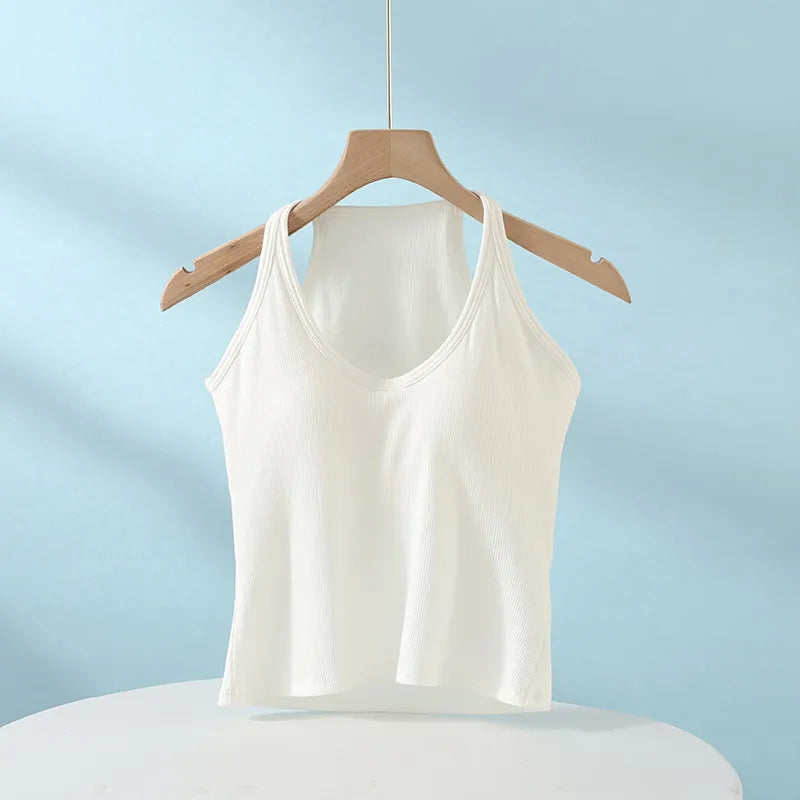 V-Neck Ribbed Cami Image 1