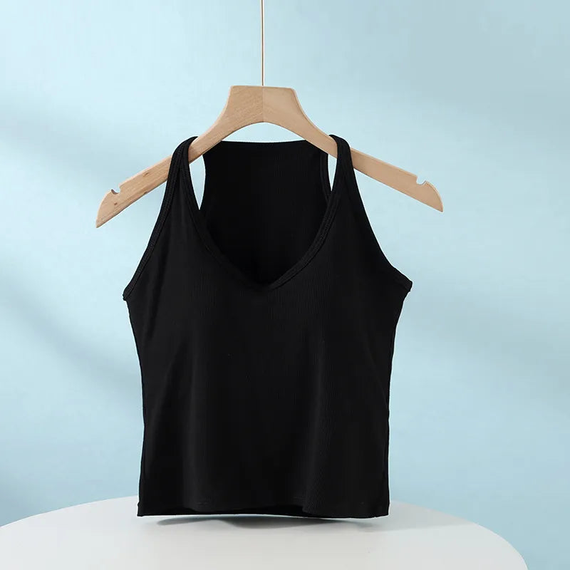 V-Neck Ribbed Cami Image 10