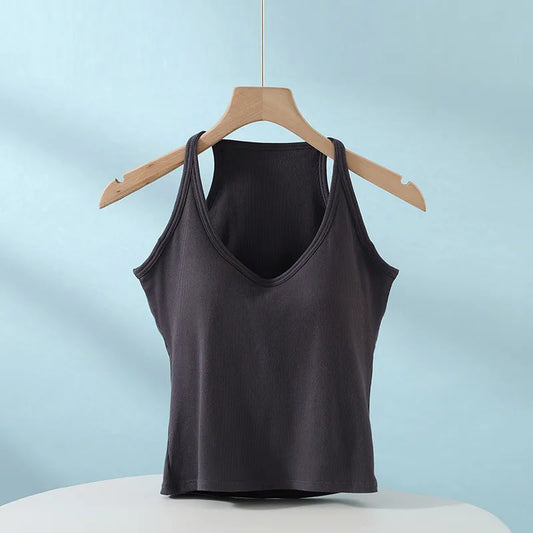 V-Neck Ribbed Cami Image 2