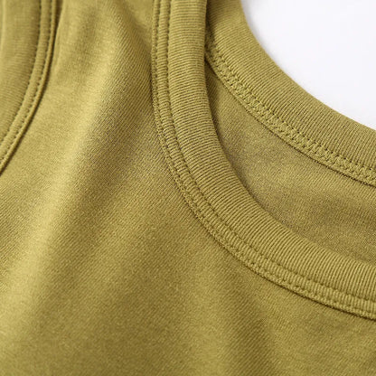 Sleeveless Crew Neck Tank Top Image 10