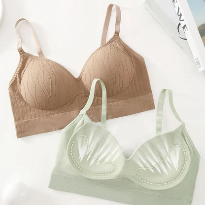 Wireless Textured Bralette Image 5