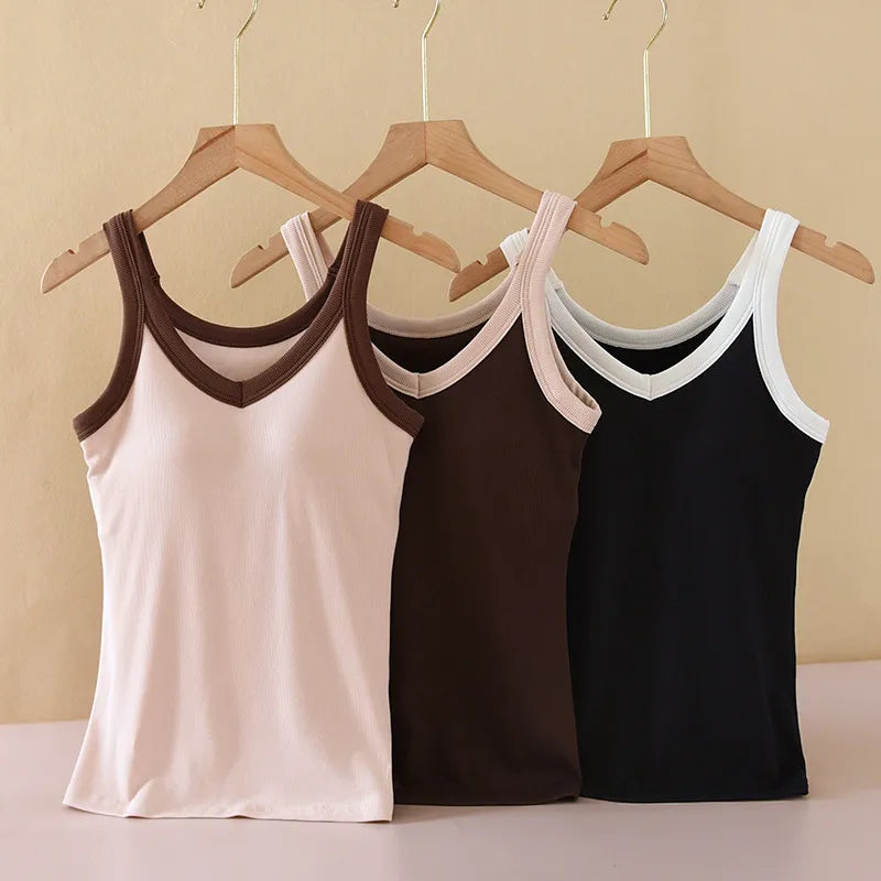 Contrast Strap Tank Dress Image 7