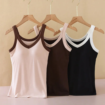 Contrast Strap Tank Dress Image 7