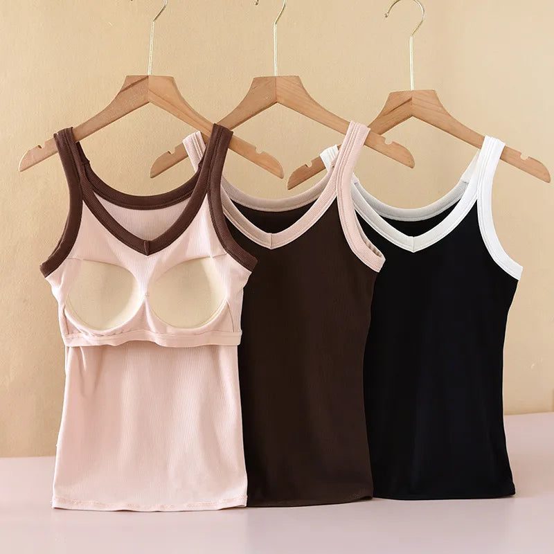 Contrast Strap Tank Dress Image 8