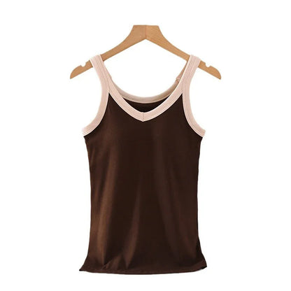 Contrast Strap Tank Dress Image 3