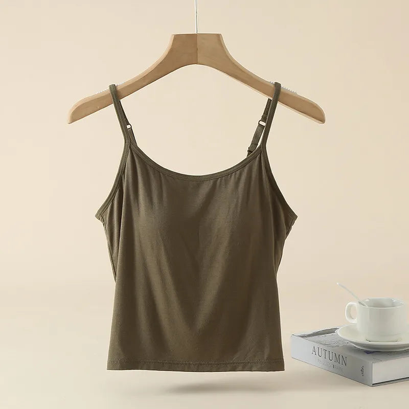 Basic Spaghetti Strap Cami Image 4