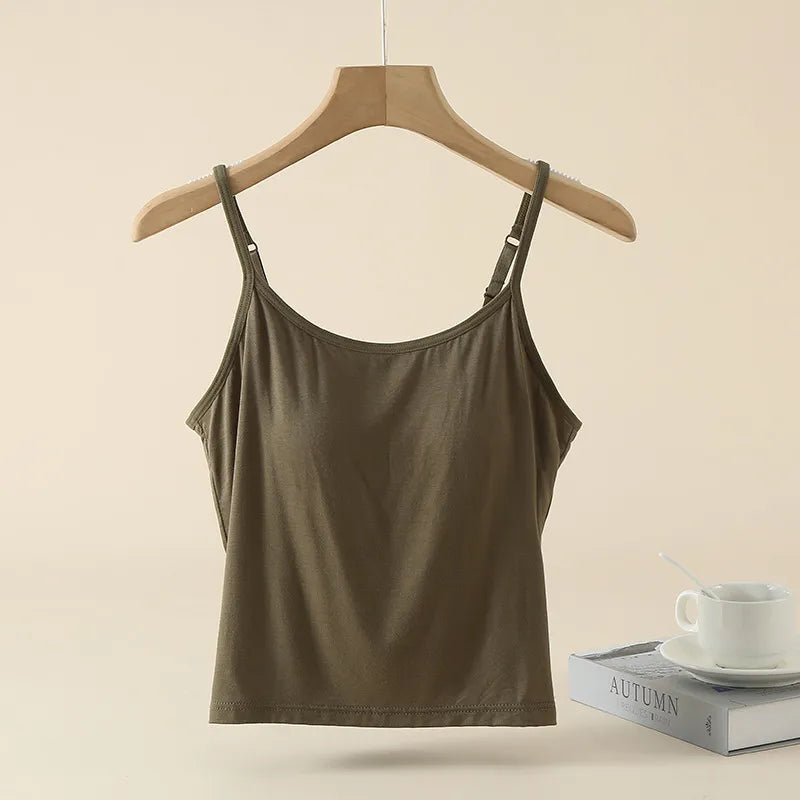 Basic Spaghetti Strap Cami Image 10