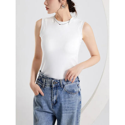 Sleeveless Fitted Tank Top Image 5