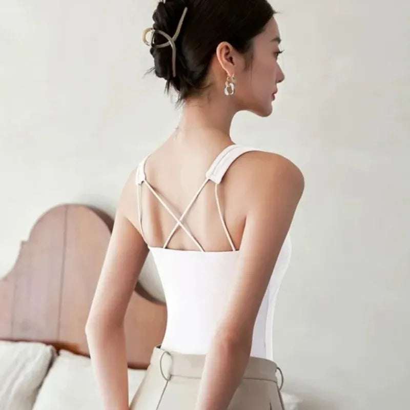 Padded Scoop Neck Sports Bra Image 5