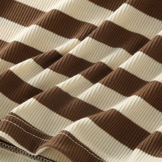 Striped Contrast Tank Dress Image 2