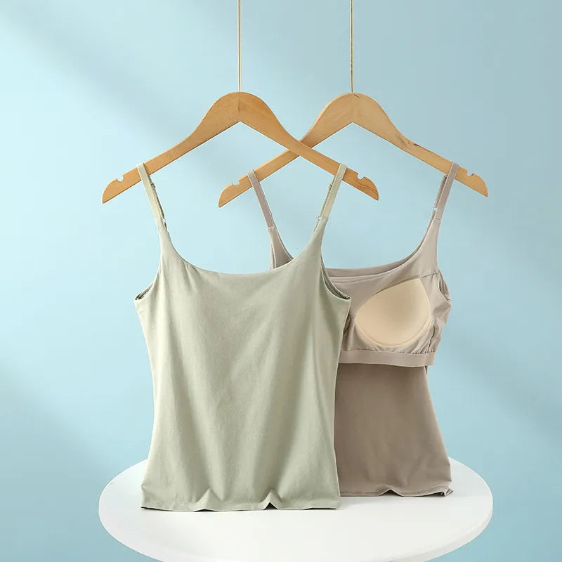 Spaghetti Strap Padded Cami Image 6