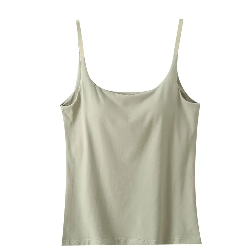 Spaghetti Strap Padded Cami Image 9