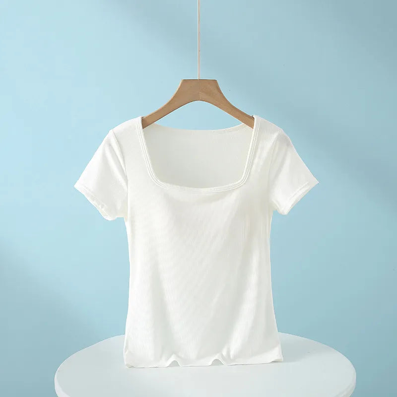 Fitted Crop Top Image 9