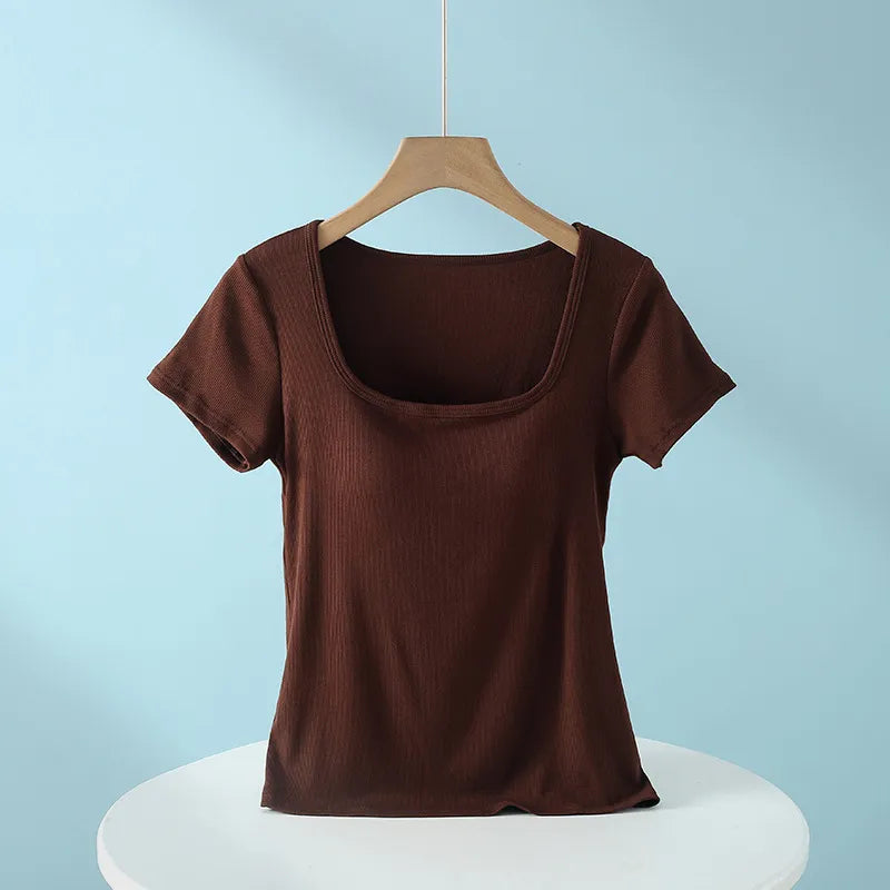 Fitted Crop Top Image 8