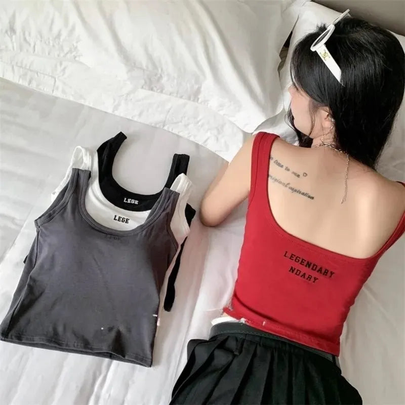 Print Scoop Neck Tank Top Image 4