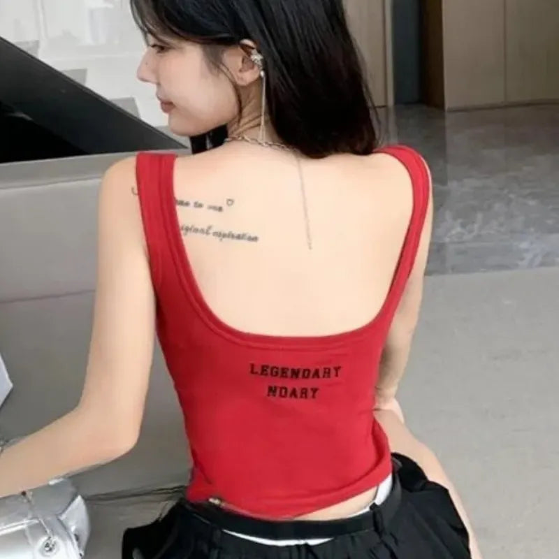 Print Scoop Neck Tank Top Image 5