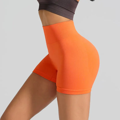 Black Seamless Biker Shorts Image 7