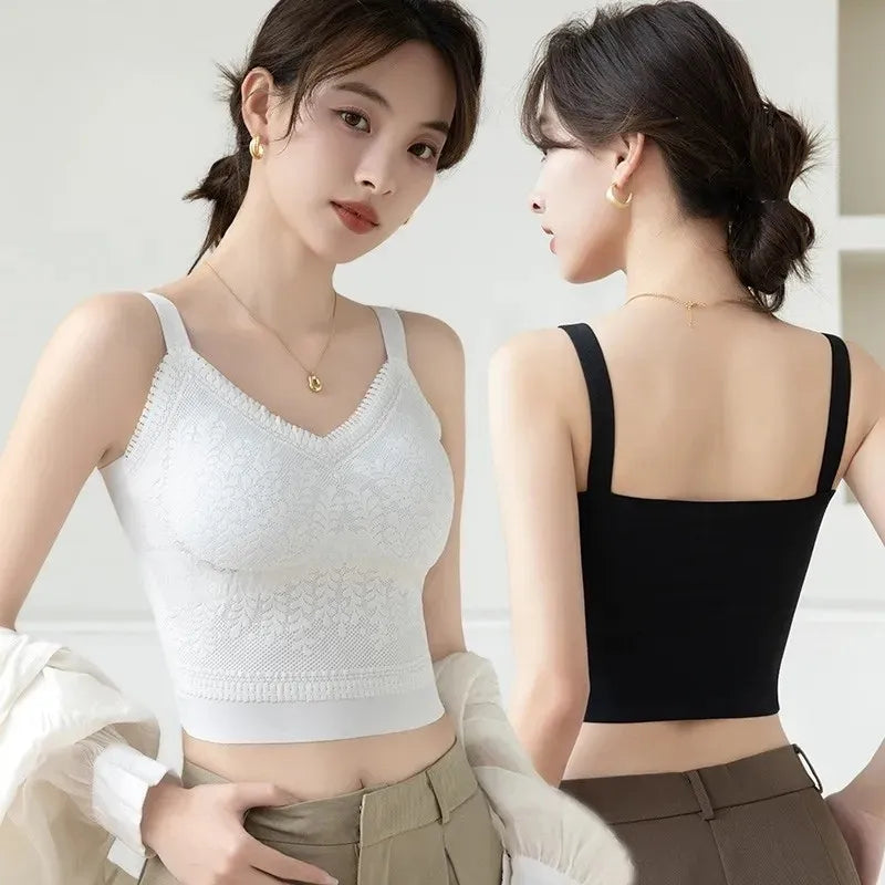 Lace Seamless Bra Top Image 4