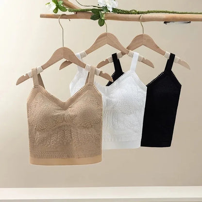 Lace Seamless Bra Top Image 8