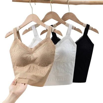 Lace Seamless Bra Top Image 5