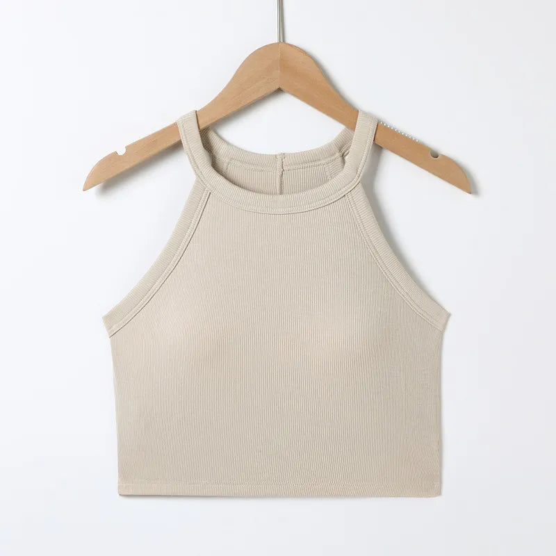 Halter Neck Sports Bra Top Image 8
