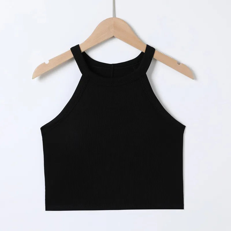 Halter Neck Sports Bra Top Image 1