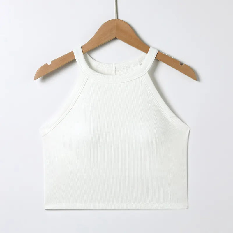 Halter Neck Sports Bra Top Image 7