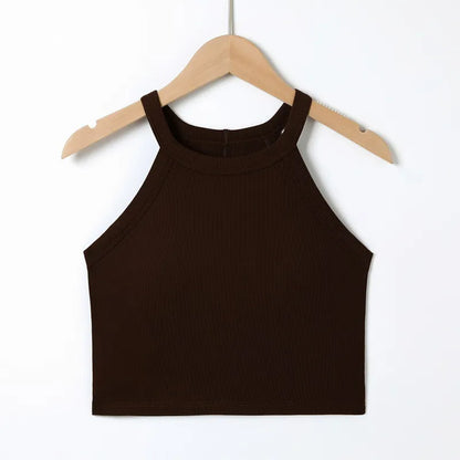 Halter Neck Sports Bra Top Image 2