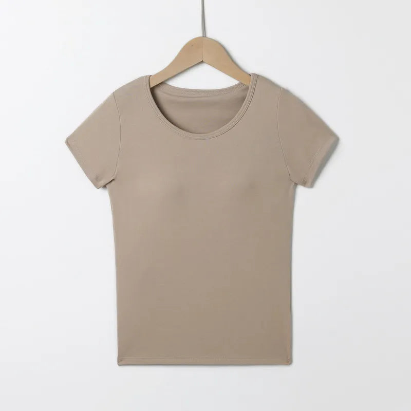 Basic Crew Neck T-Shirts Image 10