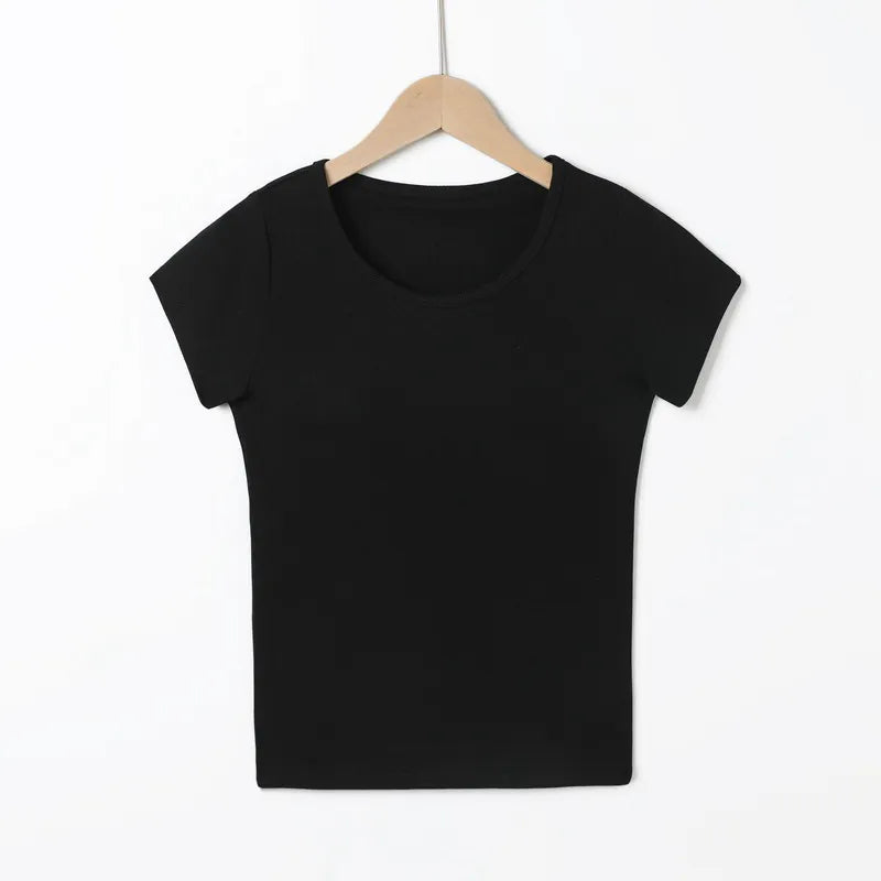 Basic Crew Neck T-Shirts Image 2