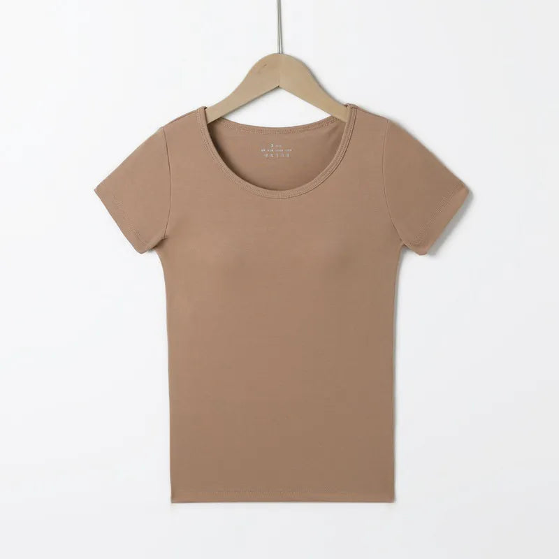 Basic Crew Neck T-Shirts Image 5