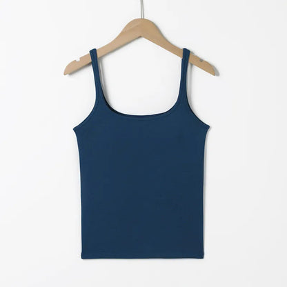 Basic Ribbed Tank Top Image 9