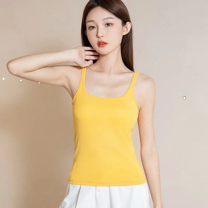 Basic Ribbed Tank Top Image 10